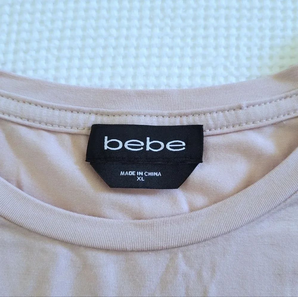 bebe Mirrored🪞 "bb" Rhinestone💎 Top - NWT - Picture 6 of 14